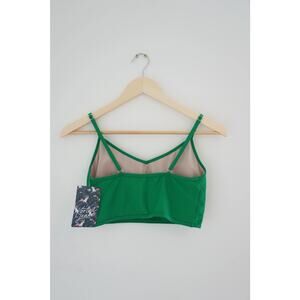 Kortni Jeane Green Bikini Top Size Small